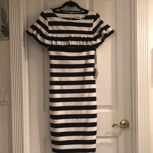 Eliza J New with tags black and white dress